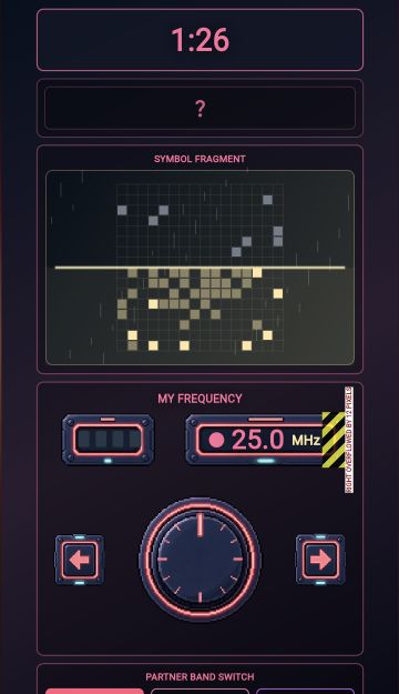 YouMe Mini Signal screen for player two
